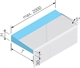 Picture of Cale de support AK-XPS avec profilé de finition pour badigeon d'étanchéité